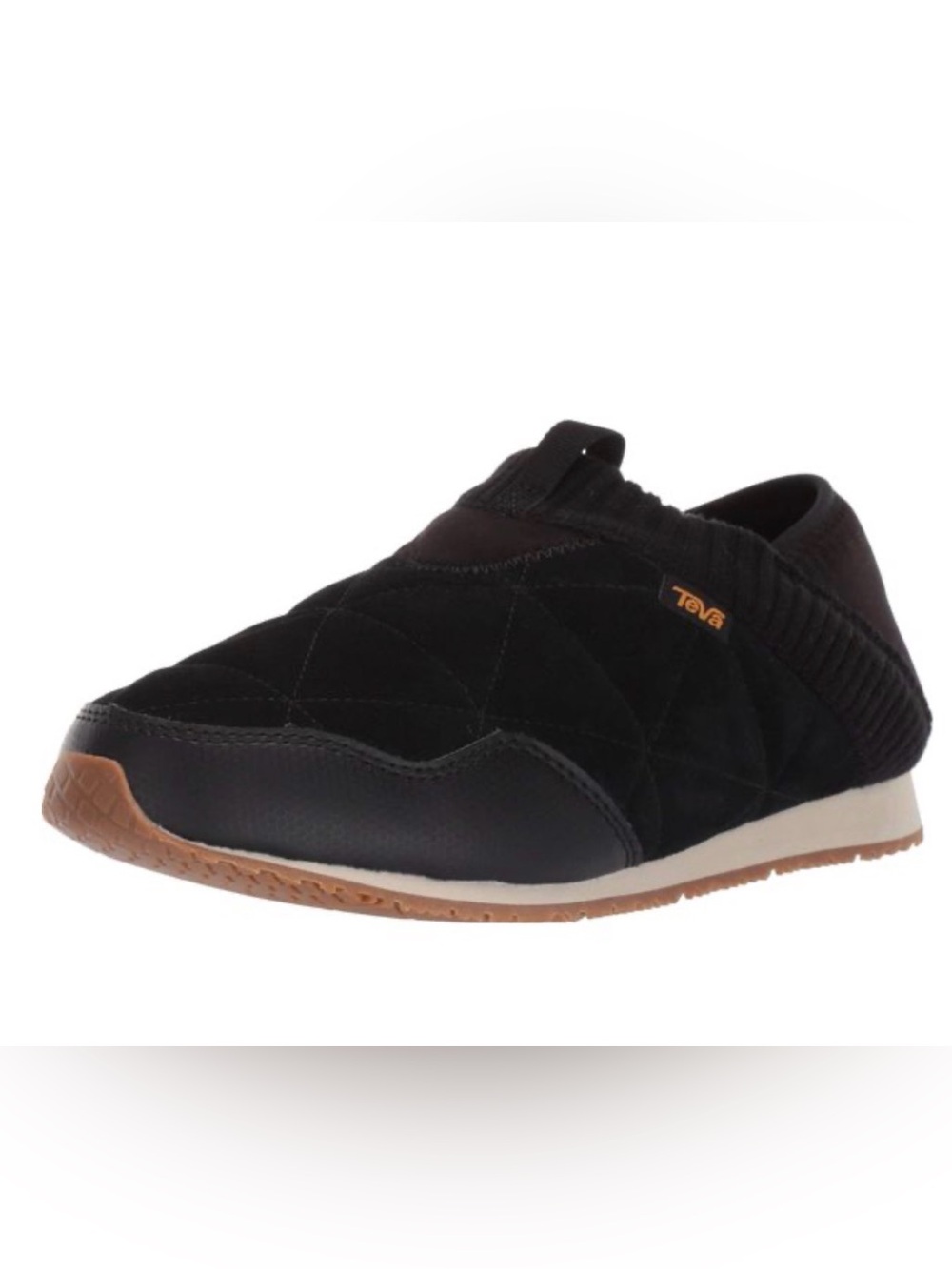 Teva Black Quilted Slip-On Casual Shoe